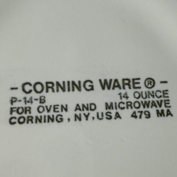 Vintage CorningWare Oval 14oz Handled Baker with Pyrex Handled Glass Lid - Picture 13 of 14